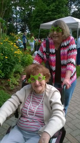 Director Emeritus Dorothy Norpel with Board Member Dotty Stahl