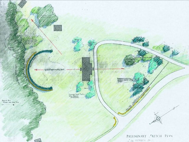 Beatrix Farrand landscape plan at Green Spring