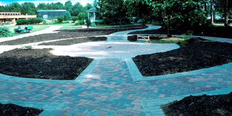 Green Spring's Concentric Garden, early 1990's